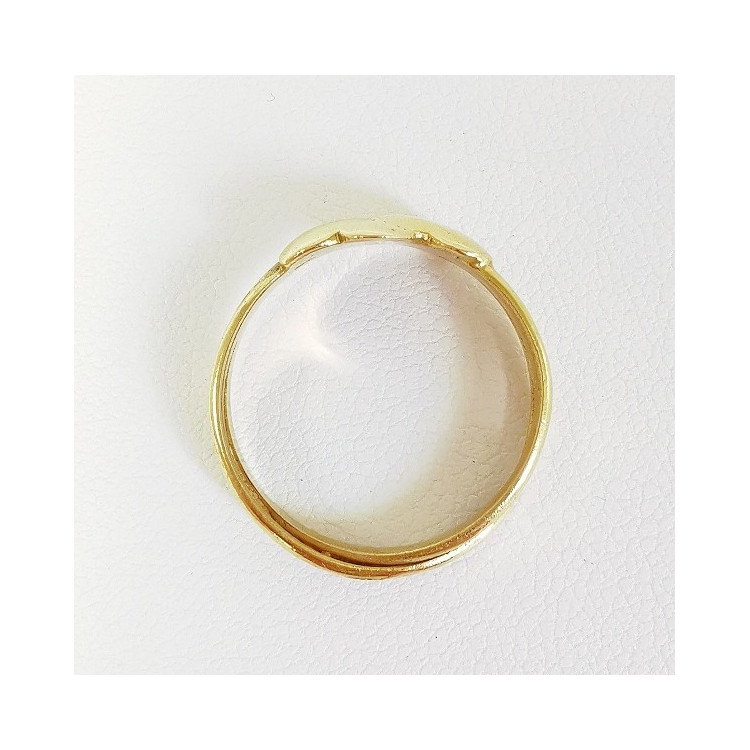 Bague Cœurs Or Jaune 750 - 18 carats
