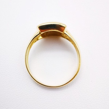 Bague Carré Or Jaune 750 - 18 carats