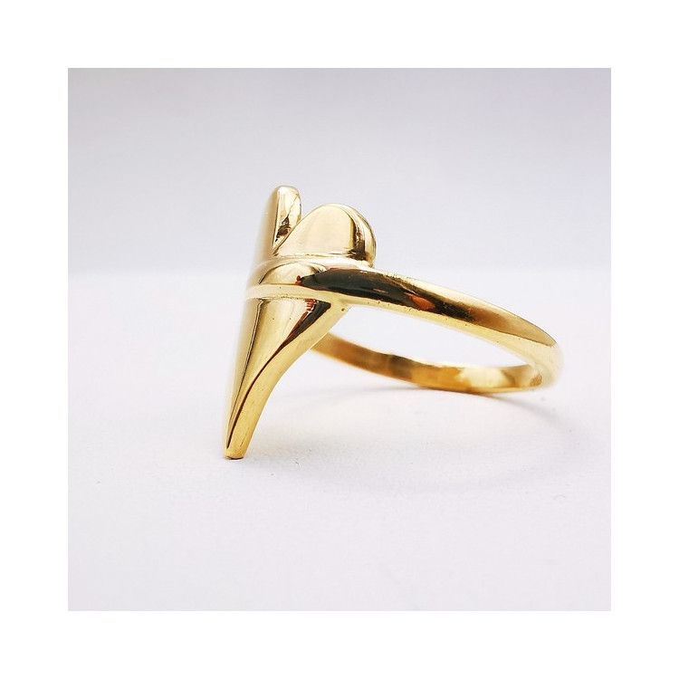 Bague Cœur Or Jaune 750 - 18 carats