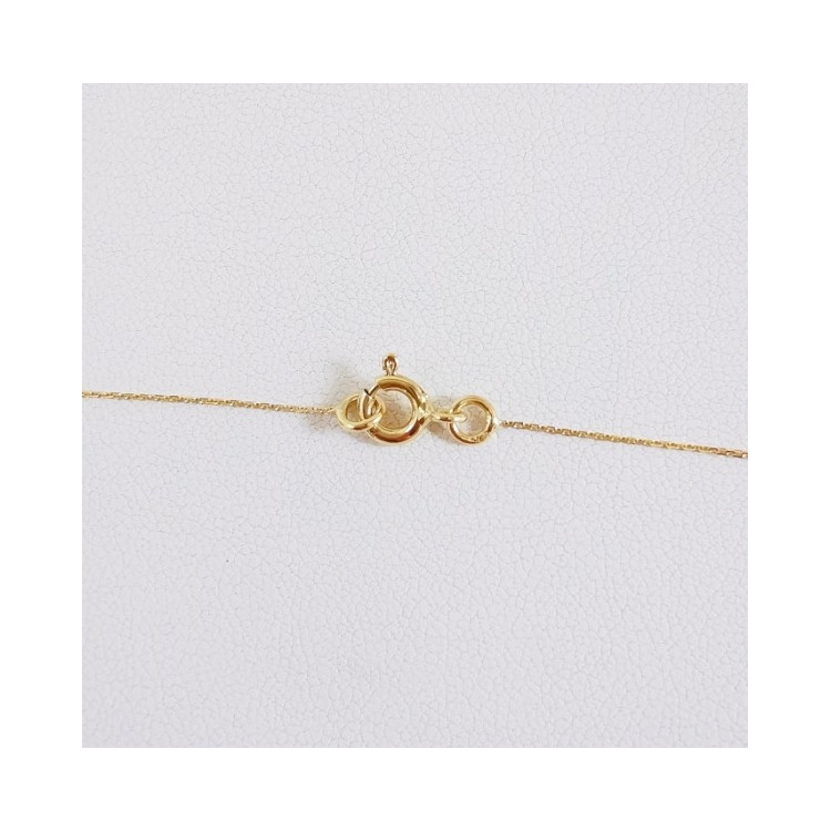 Chaîne 45 cm Or Jaune 750 - 18 carats Maille Forçat 0.95 grammes