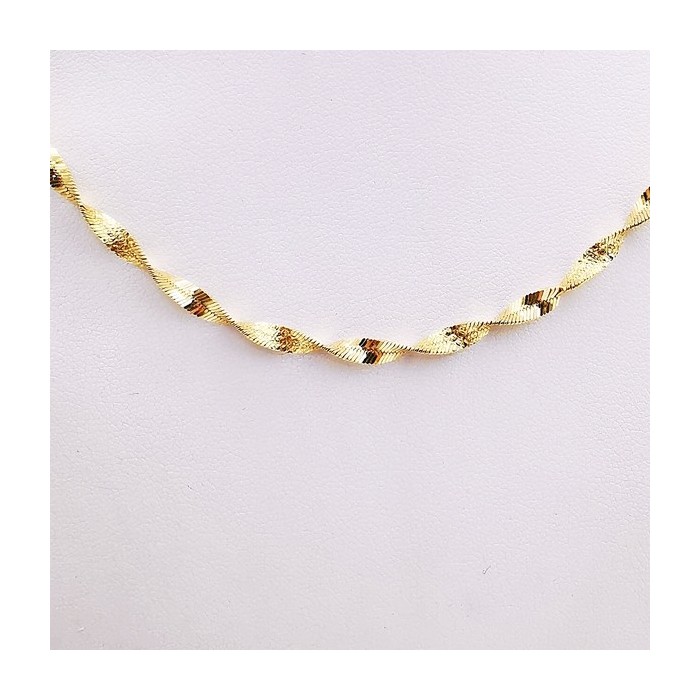 Collier Torsadé Or Jaune 750 - 18 carats (bijou d'occasion)