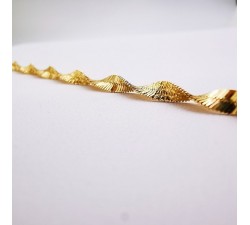 Collier Torsadé Or Jaune 750 - 18 carats (bijou d'occasion)