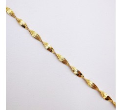 Collier Torsadé Or Jaune 750 - 18 carats (bijou d'occasion)