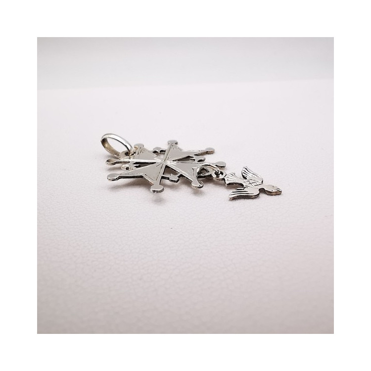 Croix Huguenote Argent