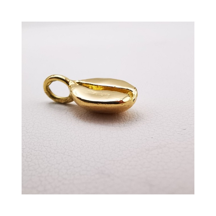 Pendentif Grain de Café Or Jaune 750 - 18 carats