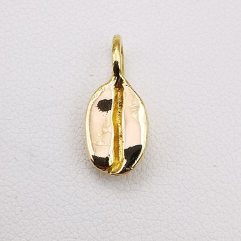 Pendentif Grain de Café Or Jaune 750 - 18 carats