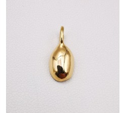 Pendentif Grain de Café Or Jaune 750 - 18 carats