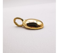 Pendentif Grain de Café Or Jaune 750 - 18 carats