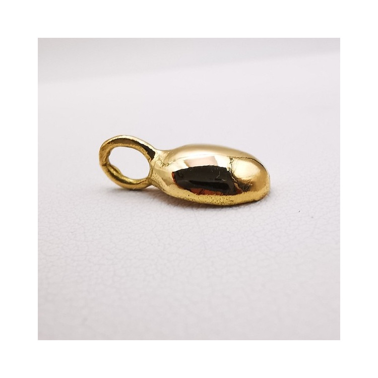 Pendentif Grain de Café Or Jaune 750 - 18 carats