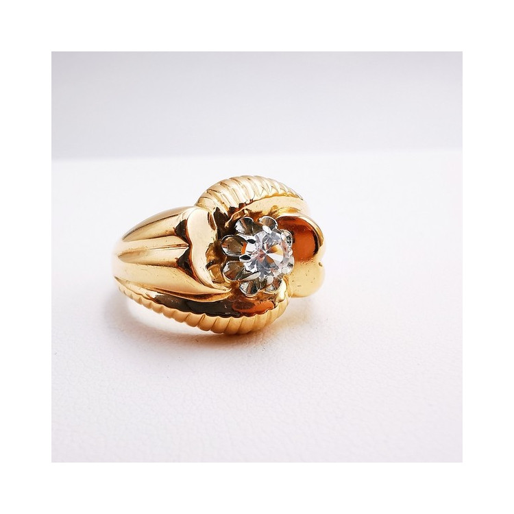 Bague Or Jaune 750 - 18 carats (Bijou Occasion)