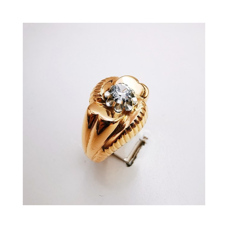 Bague Or Jaune 750 - 18 carats (Bijou Occasion)