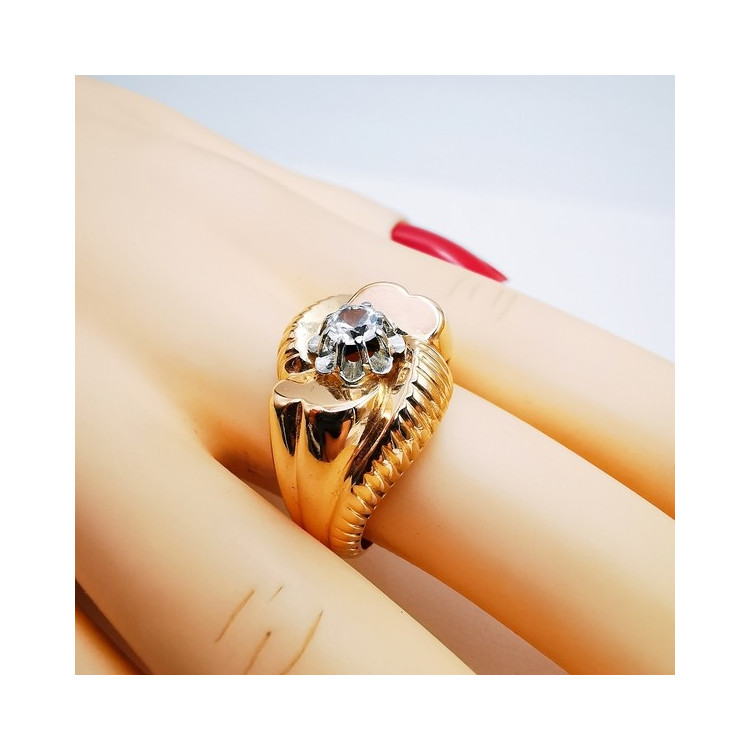Bague Or Jaune 750 - 18 carats (Bijou Occasion)