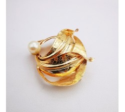 Broche Perle Or jaune 750 - 18 carats (Bijou occasion)