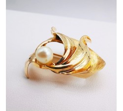 Broche Perle Or jaune 750 - 18 carats (Bijou occasion)