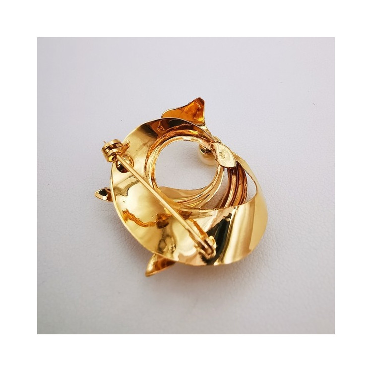 Broche Perle Or jaune 750 - 18 carats (Bijou occasion)