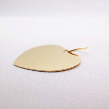 Pendentif Médaille Coeur Or Jaune 750 - 18 carats