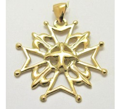 Croix Huguenote Or Jaune 750 - 18 carats