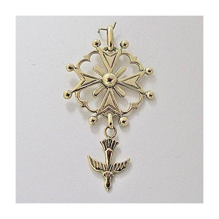Croix Huguenote Or Jaune 750 - 18 carats
