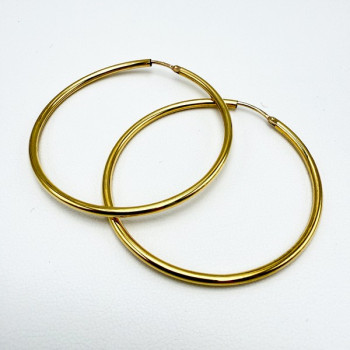Créoles Moyen Modèle Or Jaune 750 - 18 carats