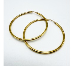 Créoles Moyen Modèle Or Jaune 750 - 18 carats
