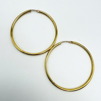 Créoles Moyen Modèle Or Jaune 750 - 18 carats