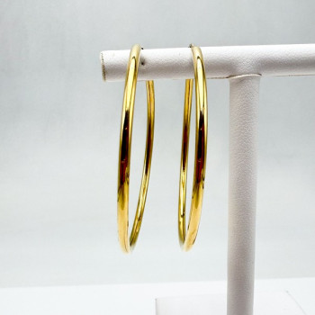Créoles Moyen Modèle Or Jaune 750 - 18 carats
