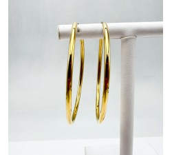 Créoles Moyen Modèle Or Jaune 750 - 18 carats