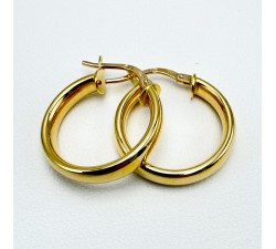 Créoles Petit Modèle Or Jaune 750 - 18 carats