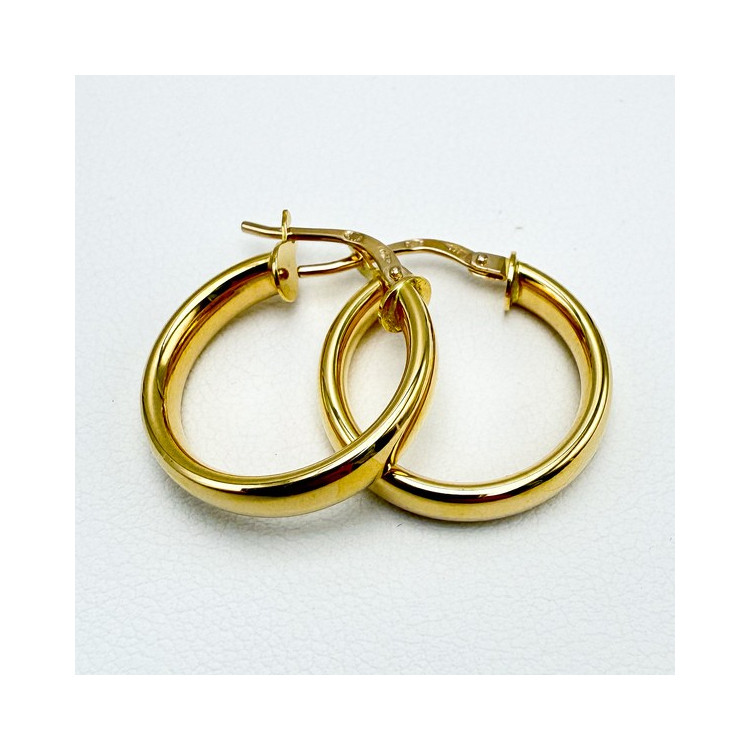 Créoles Petit Modèle Or Jaune 750 - 18 carats