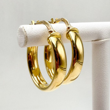Créoles Petit Modèle Or Jaune 750 - 18 carats