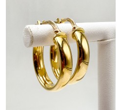 Créoles Petit Modèle Or Jaune 750 - 18 carats