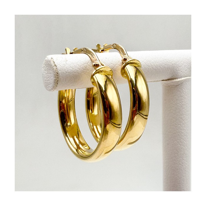 Créoles Petit Modèle Or Jaune 750 - 18 carats