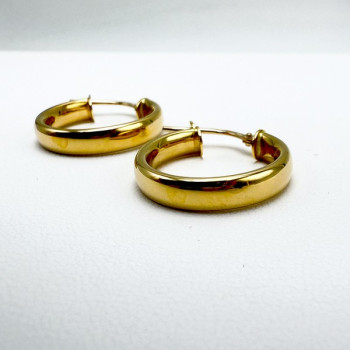 Créoles Petit Modèle Or Jaune 750 - 18 carats