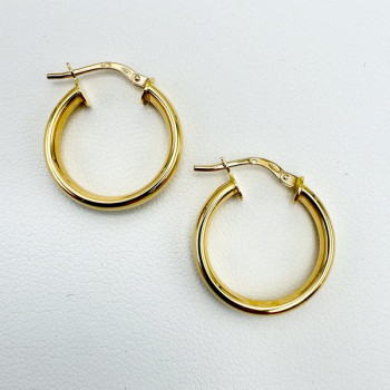 Créoles Petit Modèle Or Jaune 750 - 18 carats