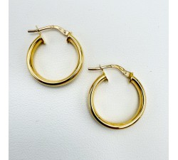 Créoles Petit Modèle Or Jaune 750 - 18 carats