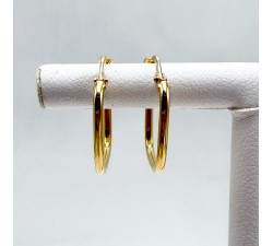 Créoles carrées Or Jaune 750 - 18 carats