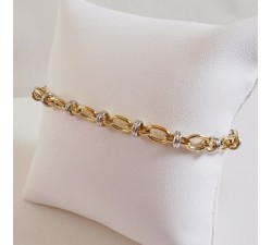 Bracelet Bicolore Or 750 - 18 carats