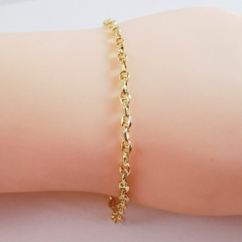 Bracelet grain de café Or Jaune 750 - 18 carats