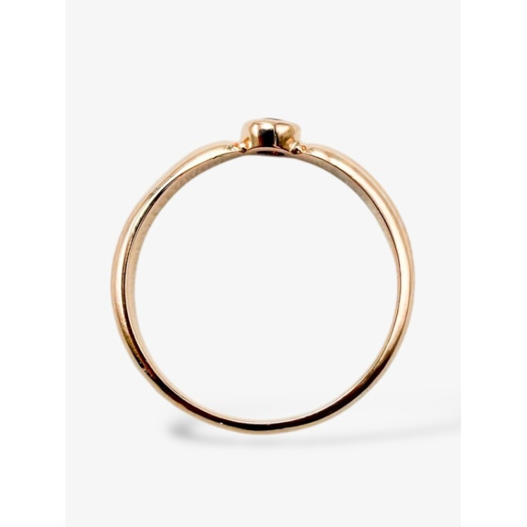 Bague "ÉMOTION" Saphir Orange Or rose 750 - 18 carats