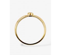 Bague "ÉMOTION" Saphir Violet Or Jaune 750 - 18 carats