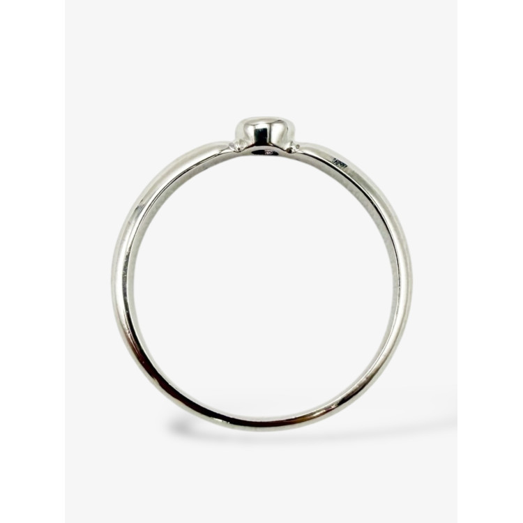 Bague "Emotion" Saphir Rose Or Blanc 750 - 18 carats