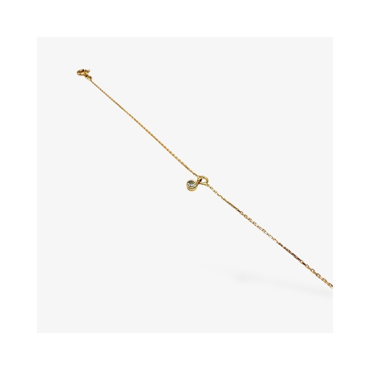 Bracelet "ÉMOTION" Saphir Bleu Or Jaune 750 - 18 carats