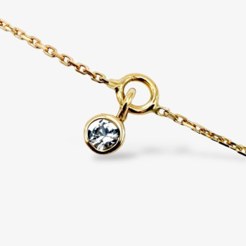 Bracelet "ÉMOTION" Saphir Bleu Or Jaune 750 - 18 carats