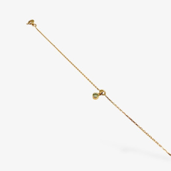 Bracelet "ÉMOTION" Saphir Vert Or Jaune 750 - 18 carats