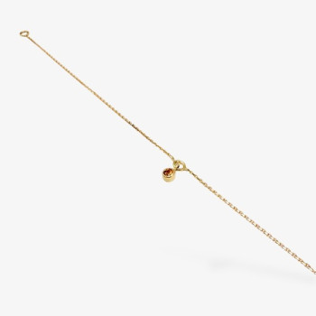 Bracelet "ÉMOTION" Saphir Marron Or Jaune 750 - 18 carats