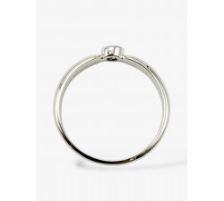 Bague "Emotion" Saphir Jaune Or Blanc 750 - 18 carats