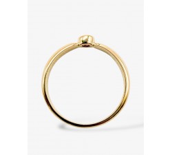 Bague "Emotion" Saphir Rose Or Jaune 750 - 18 carats