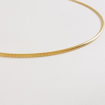 Collier Oméga Or Jaune 750 - 18 carats