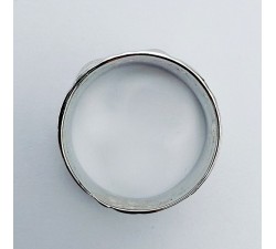 Bague Texturée Argent