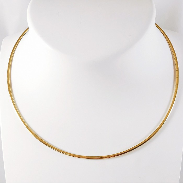 Collier Oméga Or Jaune 750 - 18 carats